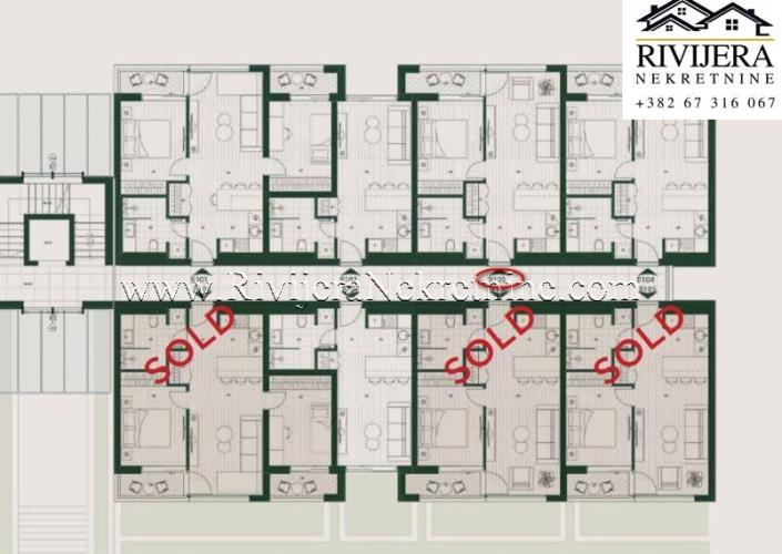 Image No.8-Appartement de 1 chambre à vendre à Tivat