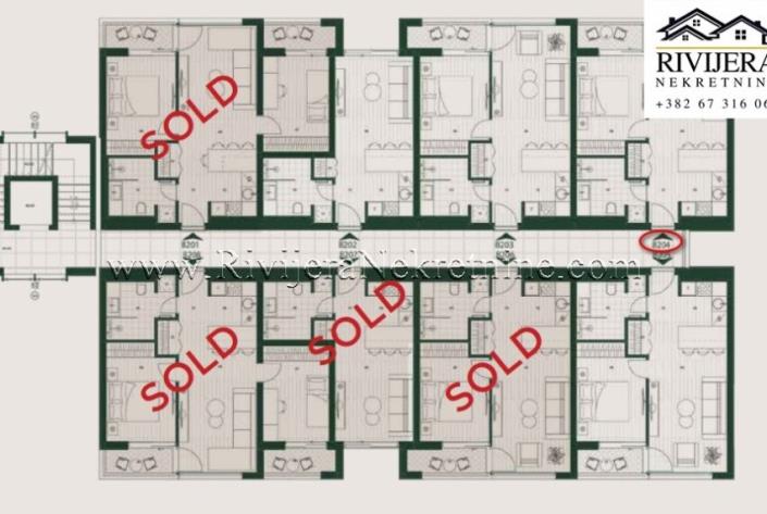 Image No.9-Appartement de 1 chambre à vendre à Tivat