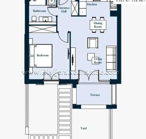 Image No.8-Appartement de 1 chambre à vendre à Tivat