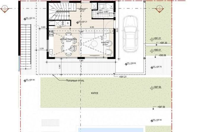 Image No.3-Maison de 3 chambres à vendre à Trimiklini