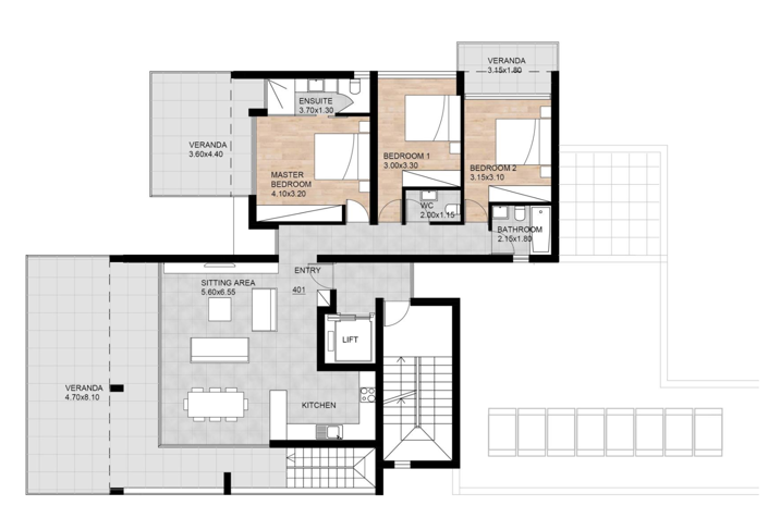 Image No.10-2 Bed Apartment for sale