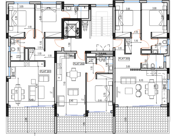 Image No.3-Penthouse de 3 chambres à vendre à Agios Nicolaos