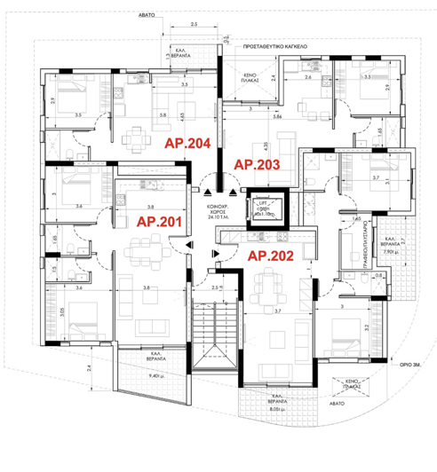 Image No.2-Appartement de 3 chambres à vendre à Trachoni