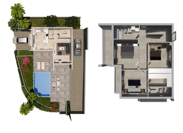 Image No.2-3 Bed Villa for sale