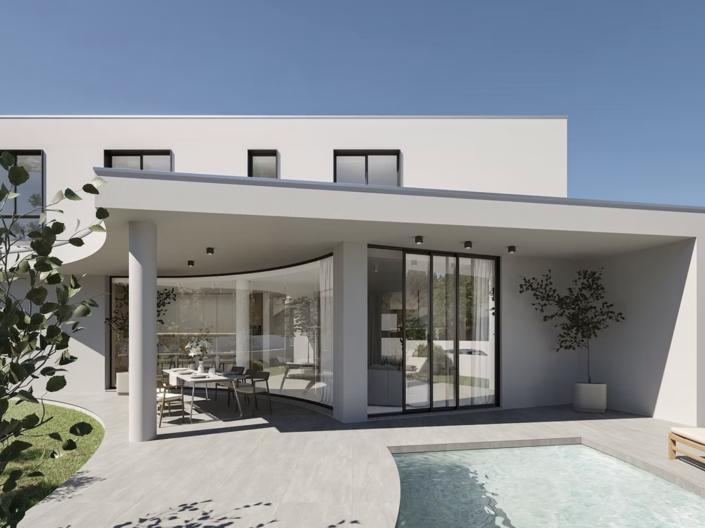 Image No.2-Maison de 4 chambres à vendre à Dromolaxia