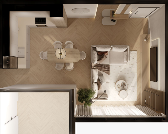 Image No.12-1 Bed Apartment for sale