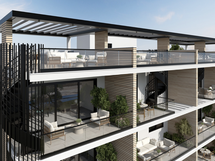 Image No.2-Appartement de 2 chambres à vendre à Ypsonas