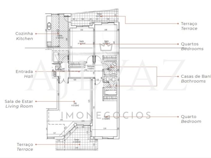 Image No.2-Appartement de 3 chambres à vendre à Olhão