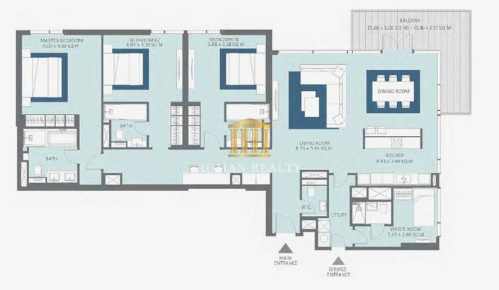 Image No.30-Appartement de 3 chambres à vendre à Dubai