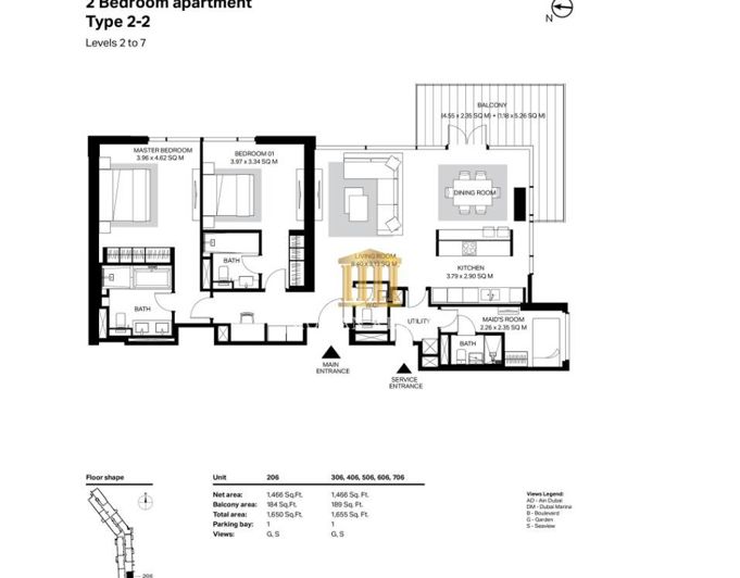Image No.30-Appartement de 2 chambres à vendre à Dubai