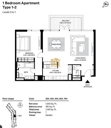 Image No.30-Appartement de 1 chambre à vendre à Dubai