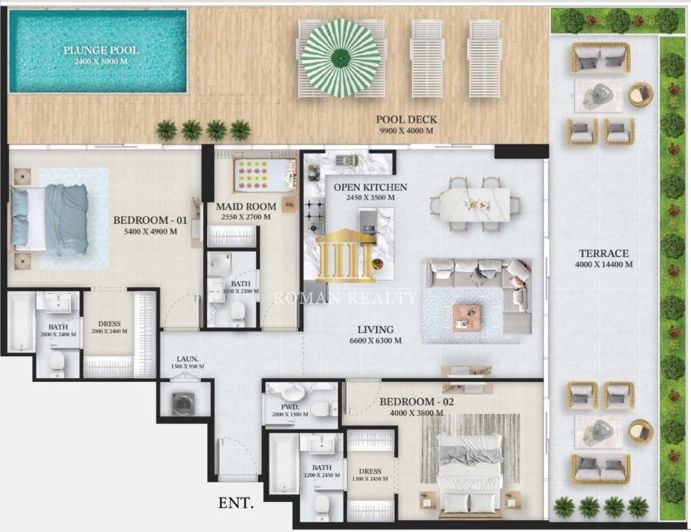 Image No.12-3 Bed Apartment for sale