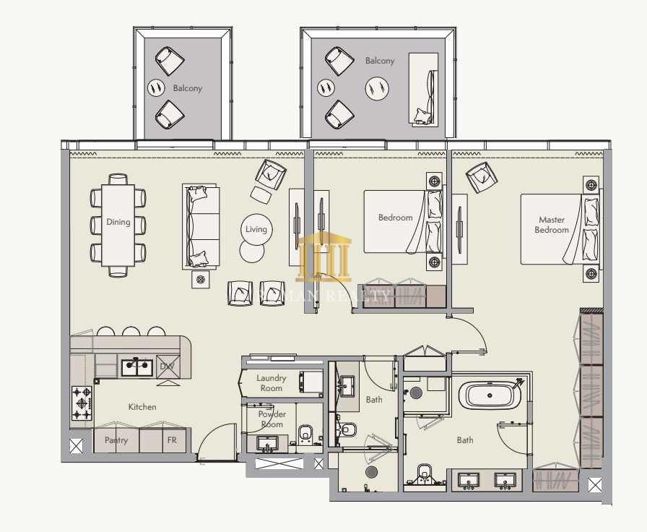 Image No.22-Appartement de 2 chambres à vendre à Dubai