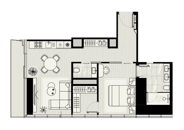 Image No.20-1 Bed Apartment for sale