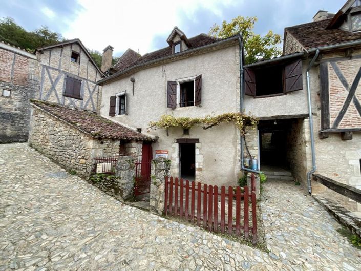 Image No.1-Maison de 2 chambres à vendre à Saint-Cirq-Lapopie