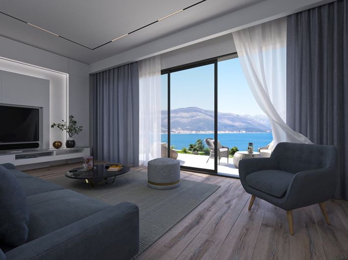 Image No.1-Appartement de 2 chambres à vendre à Tivat