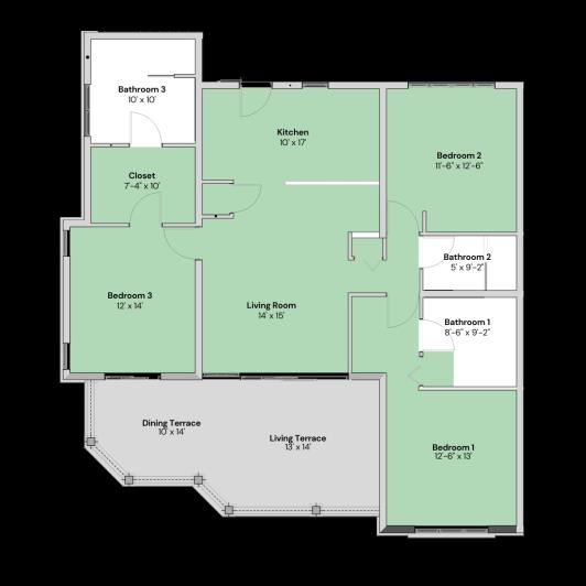 Image No.6-Appartement de 3 chambres à vendre à Rockley