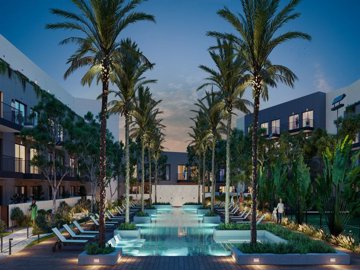 oakley-square-residences-swimming-pool-night-