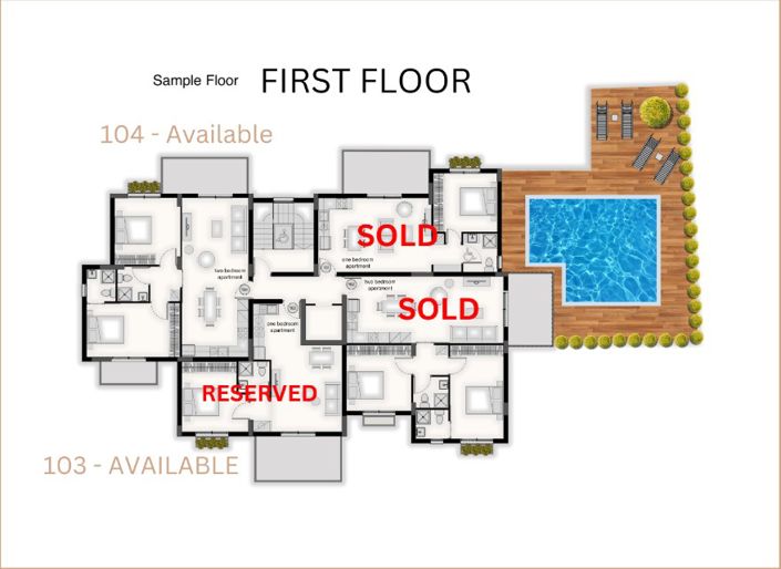 Image No.3-Appartement de 2 chambres à vendre à Agios Athanasios