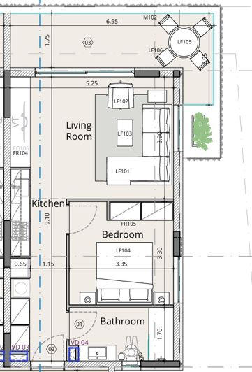 Image No.5-Propriété de 1 chambre à vendre à Leivadia