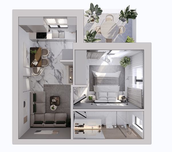 Image No.7-Propriété de 1 chambre à vendre à Limassol