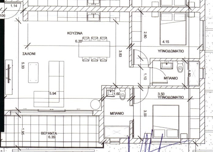 Image No.5-Propriété de 1 chambre à vendre à Aradippou