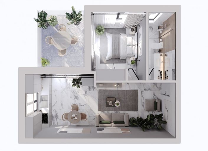 Image No.7-Propriété de 1 chambre à vendre à Limassol