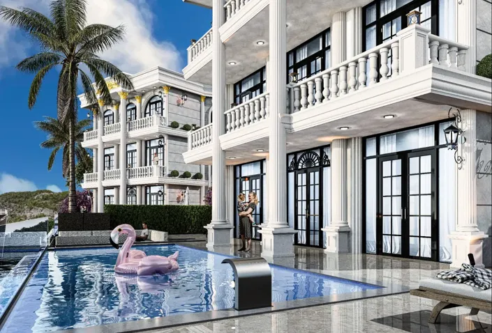 Image No.3-Propriété de 4 chambres à vendre à Alanya