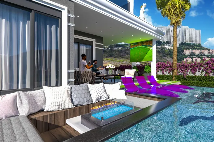 Image No.4-Propriété de 5 chambres à vendre à Alanya