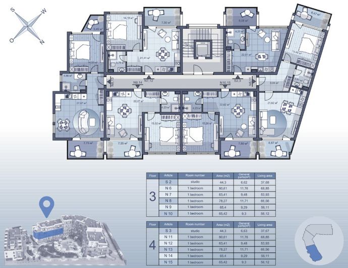 Image No.3-1 Bed Property for sale