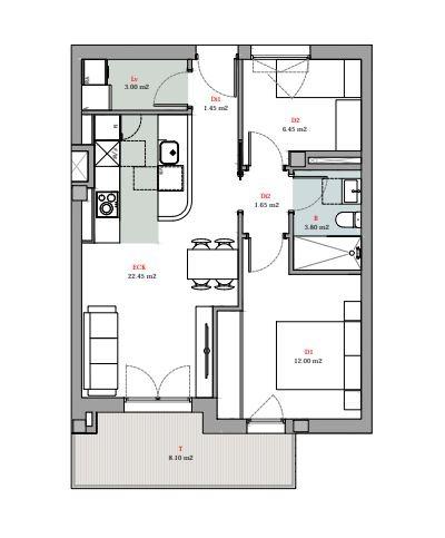 Image No.36-Appartement de 2 chambres à vendre à Son Servera