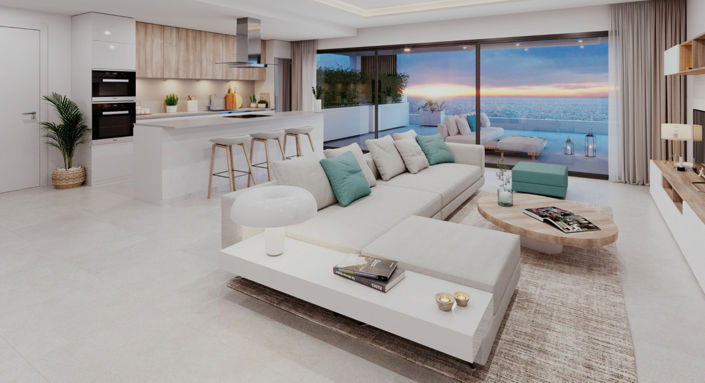 Image No.3-Propriété de 2 chambres à vendre à Estepona