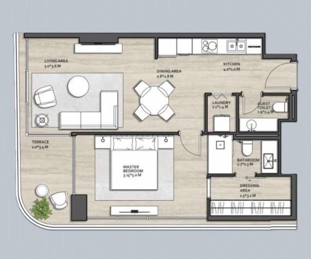 Image No.3-1 Bed Apartment for sale