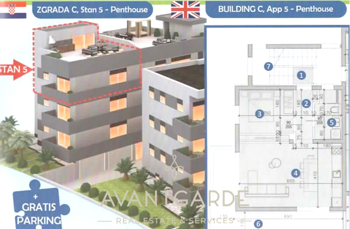 Image No.1-1 Bed Penthouse for sale