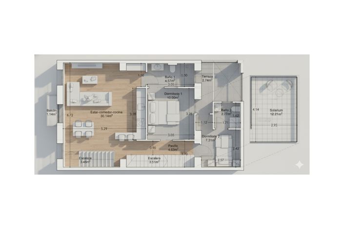 Image No.15-2 Bed Apartment for sale