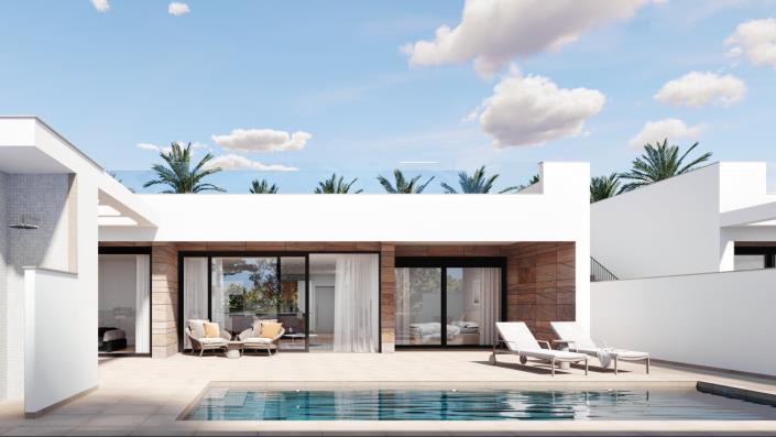 Image No.3-Villa / Détaché de 4 chambres à vendre à Mar Menor Golf Resort