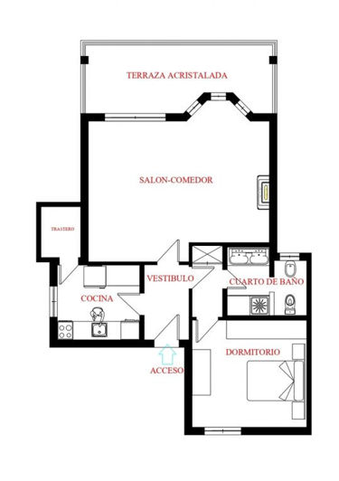 Image No.21-1 Bed Property for sale