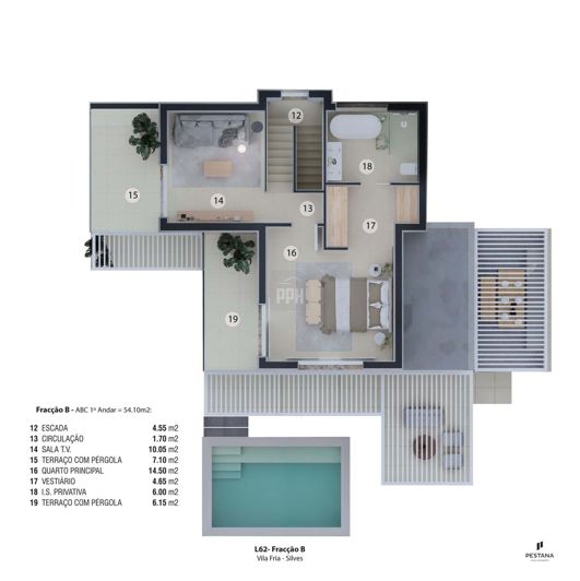 Image No.9-Jumelé de 3 chambres à vendre à Silves