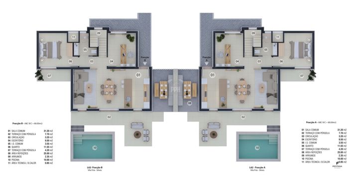 Image No.11-Jumelé de 3 chambres à vendre à Silves