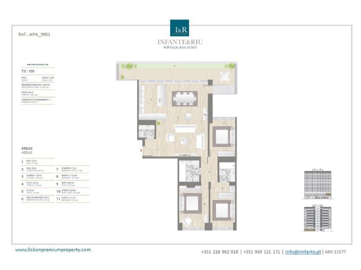 Image No.11-3 Bed Apartment for sale