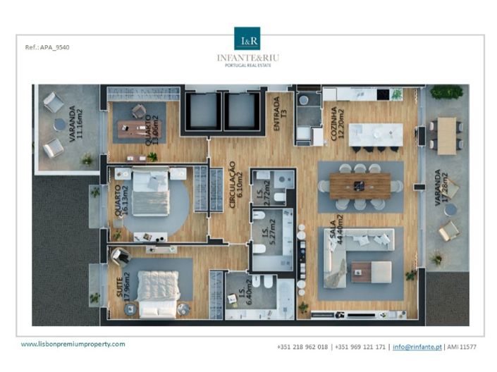 Image No.19-Appartement de 3 chambres à vendre à Lisbon