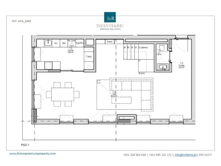 Image No.13-Appartement de 3 chambres à vendre à Lisbon