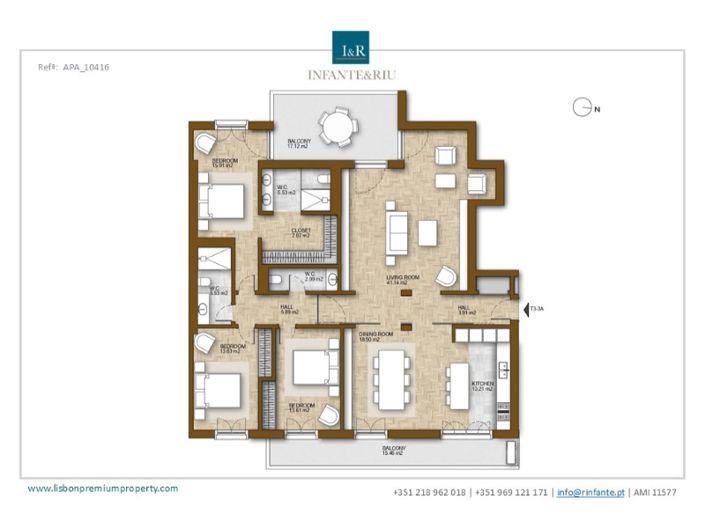 Image No.23-Appartement de 3 chambres à vendre à Lisbon