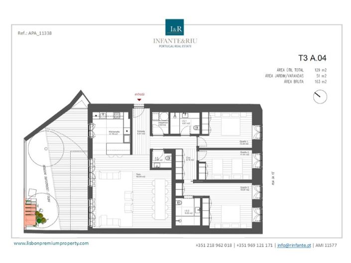 Image No.20-3 Bed Apartment for sale