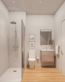 Stylish 3 bedroom, 3 bathroom homes with stunning communal pool