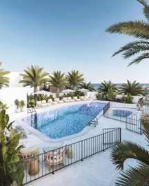 Stylish 3 bedroom, 3 bathroom homes with stunning communal pool