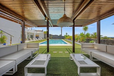Luxury Villa in Puerto Calero with Panoramic Sea Views & Heated Pool