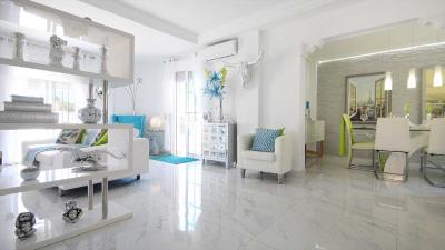 Refurbished-detached-3-bed-villa-private-pool-living-dining
