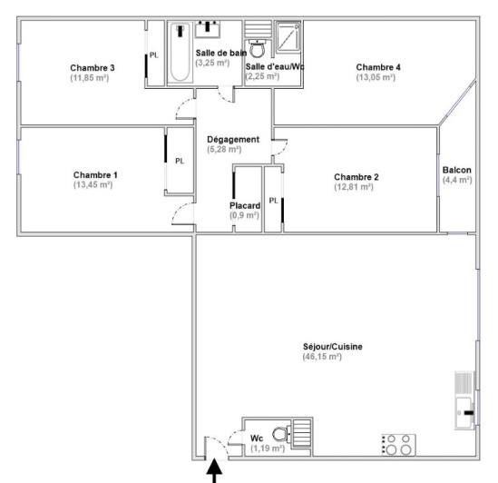 Image No.13-4 Bed Apartment for sale