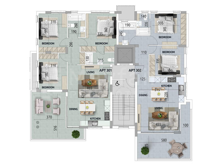 Image No.7-Appartement de 2 chambres à vendre à Kamares